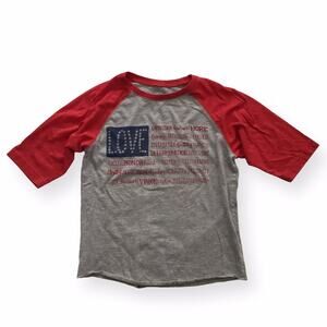 Free To Be Kids “Love Flag” Raglan Tee